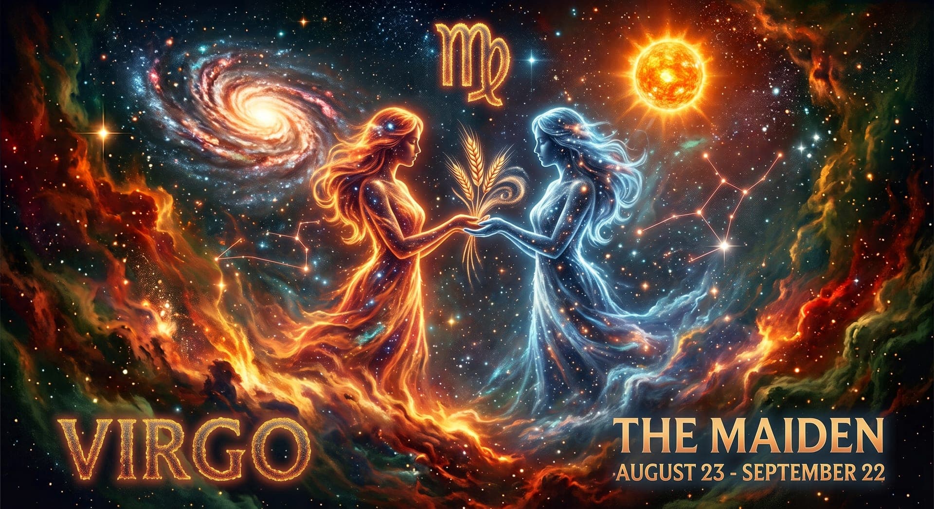 Virgo zodiac illustration